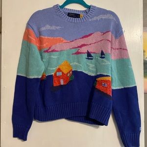 Ralph Lauren Polo Rare Sailboat Sweater